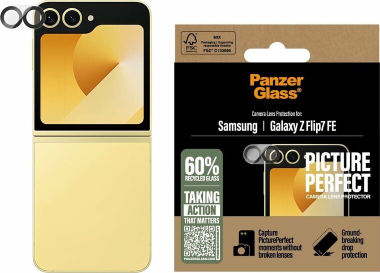 PanzerGlass PicturePerfect Galaxy Z Flip 7 FE camera protector