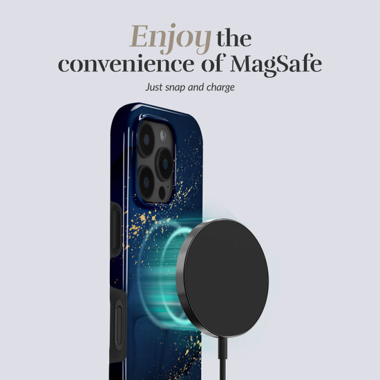 MIO MagSafe iPhone 17 Pro hoesje Midnight Sparkle