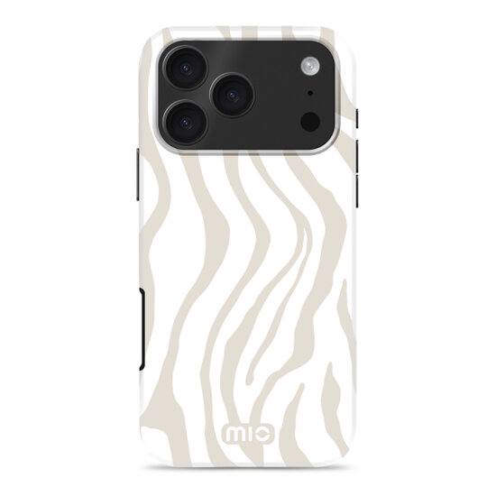 MIO MagSafe iPhone 17 Pro hoesje Sandy Zebra