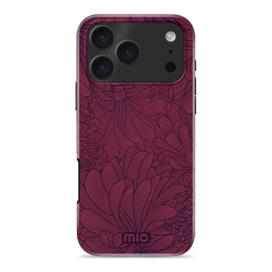 MIO MagSafe iPhone 17 Pro hoesje Berry Blooms