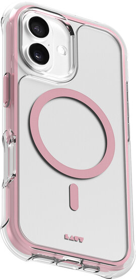 LAUT Aero Protect MagSafe iPhone 17 hoesje roze
