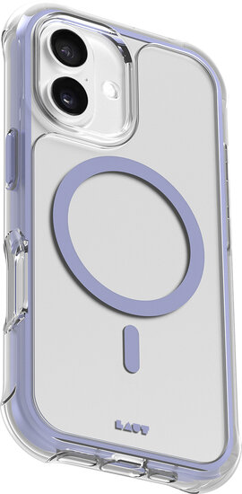 LAUT Aero Protect MagSafe iPhone 17 hoesje paars