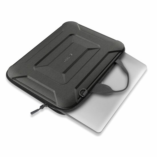 TechProtection Ranger MacBook 15 / 16 inch sleeve laptop tas zwart