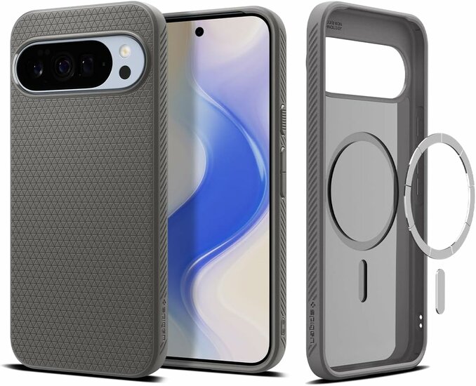 Spigen Liquid Air MagSafe Google Pixel 10 Pro XL hoesje grijs