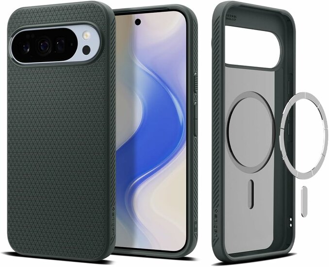 Spigen Liquid Air MagSafe Google Pixel 10 Pro XL hoesje groen