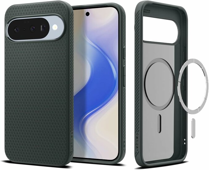 Spigen Liquid Air MagSafe Google Pixel 10 / Google Pixel 10 Pro hoesje groen