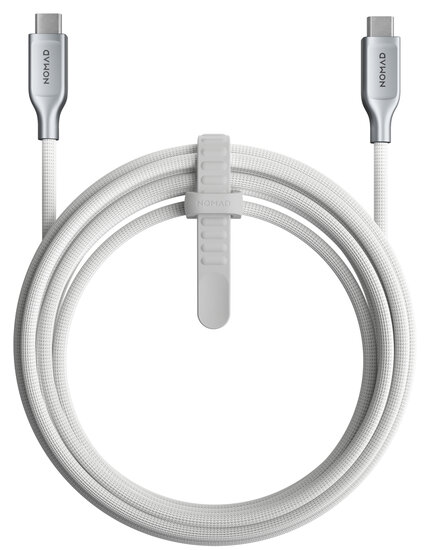 Nomad USB-C naar USB-C kabel 240 watt 3 meter wit