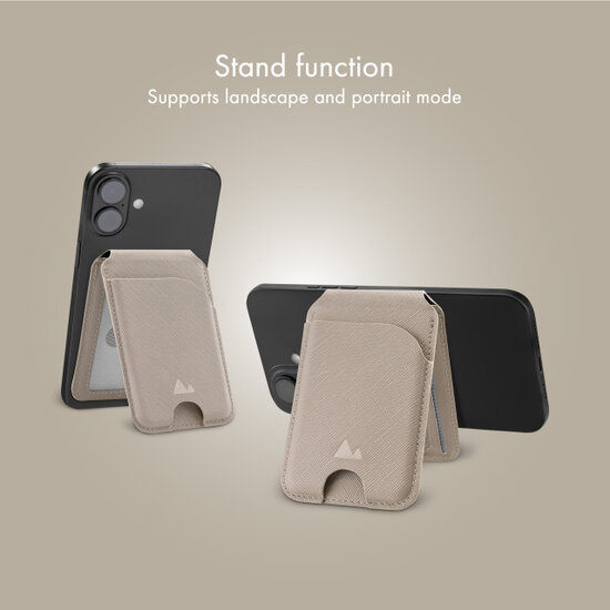 My Style MagSafe wallet kaarthouder beige