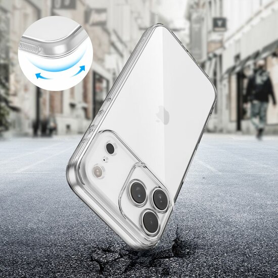 TechProtection Air iPhone 17 Pro Max hoesje transparant