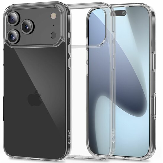 TechProtection Air Hybrid iPhone 17 Pro Max hoesje transparant