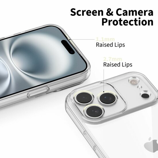 TechProtection Air iPhone 17 Pro hoesje transparant