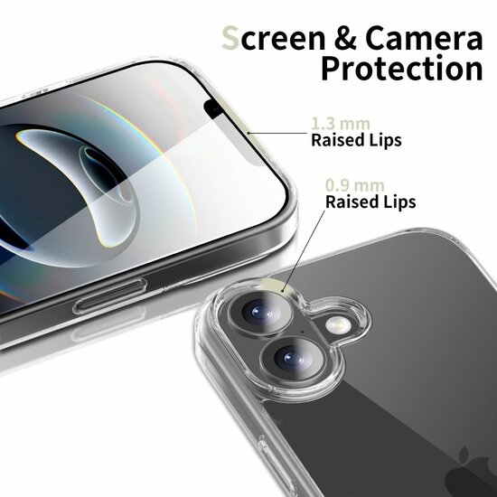 TechProtection Air Hybrid iPhone 17 hoesje transparant