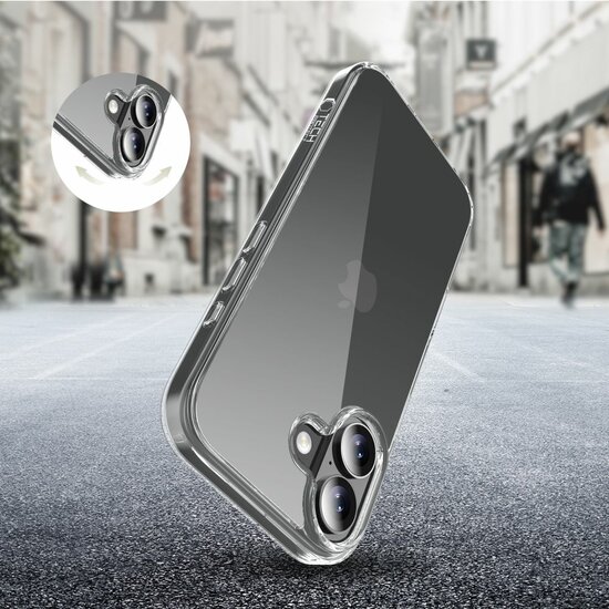 TechProtection Air Hybrid iPhone 17 hoesje transparant