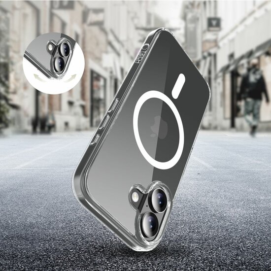 TechProtection Air MagSafe iPhone 17 hoesje transparant
