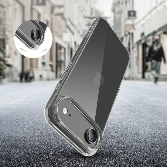 TechProtection Flex Hybrid iPhone 17 Air hoesje transparant