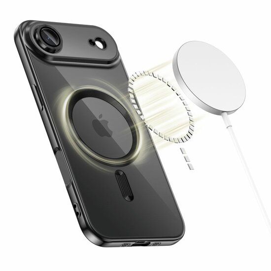 TechProtection Flex MagSafe iPhone 17 Air hoesje zwart