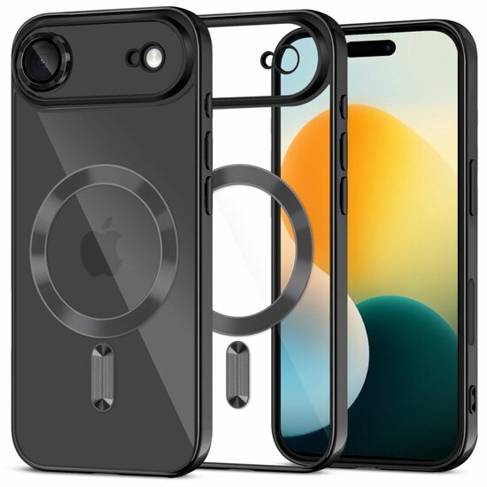 TechProtection Flex MagSafe iPhone 17 Air hoesje zwart