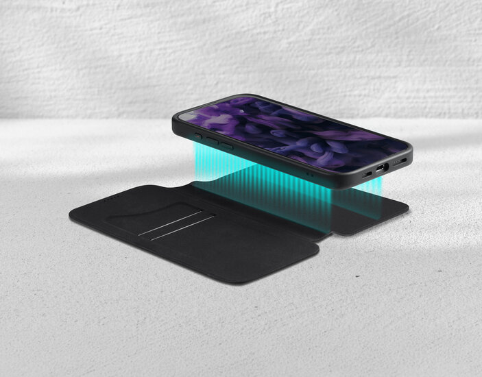 LAUT Magfolio MagSafe iPhone Air hoesje zwart