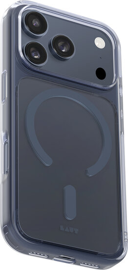 LAUT Crystal Fluro MagSafe iPhone 17 Pro Max hoesje zwart