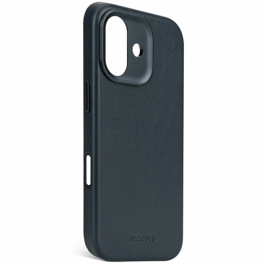 Decoded Leather backcover iPhone 17 hoesje blauw
