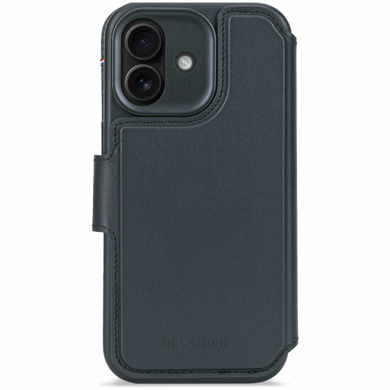 Decoded Leather Detachable 2 in 1&nbsp;Wallet iPhone 17 hoesje blauw