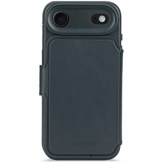 Decoded Leather Detachable 2 in 1&nbsp;Wallet iPhone 17 Air hoesje navy