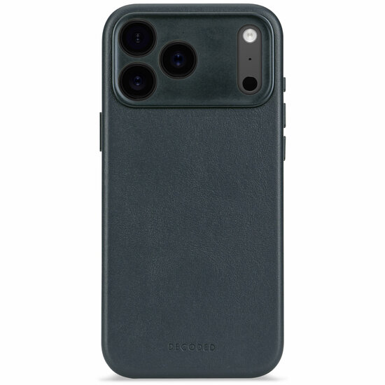 Decoded Leather backcover iPhone 17 Pro hoesje navy