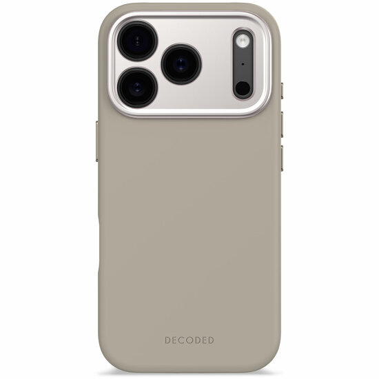 Decoded Silicone iPhone 17 Pro hoesje beige