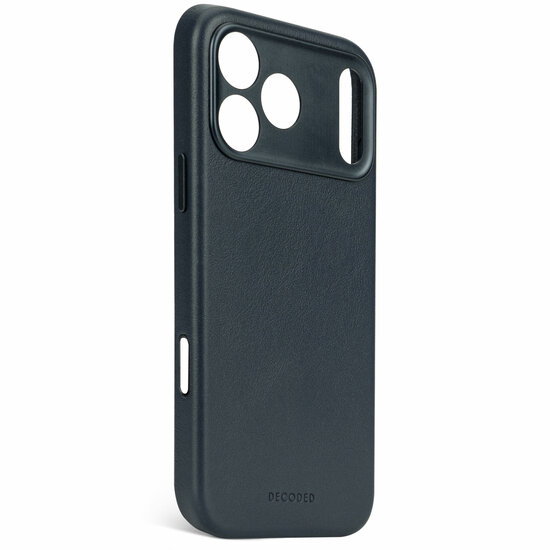 Decoded Leather backcover iPhone 17 Pro Max hoesje navy
