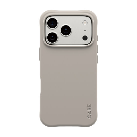 PanzerGlass CARE Samba MagSafe iPhone 17 Pro hoesje beige