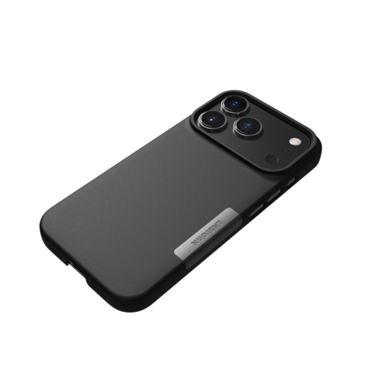 Nudient Thin MagSafe iPhone 17 Pro hoesje zwart