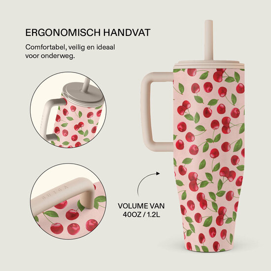 Burga Tumbler leakproof drinkbeker 1,2 liter treat