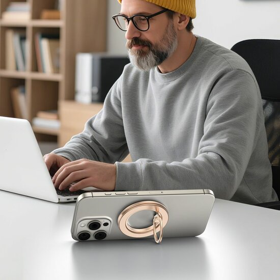 TechProtection MagSafe Ring stand goud