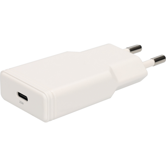 Mobiparts superdunne 20 watt USB-C oplader