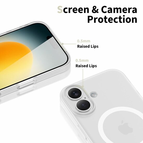 TechProtection MagSlim MagSafe iPhone 17 hoesje transparant