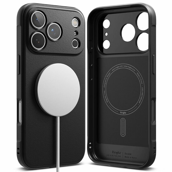 Ringke Onyx MagSafe iPhone 17 Pro hoesje zwart