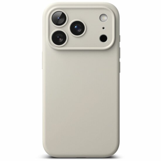 Ringke Siliconen MagSafe iPhone 17 Pro Max hoesje grijs