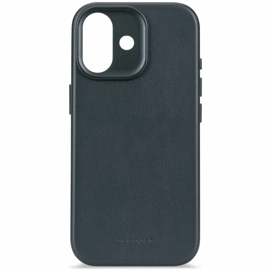 Decoded Leather backcover iPhone 17 hoesje blauw