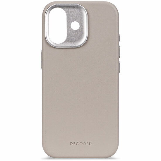 Decoded Leather backcover iPhone 17 hoesje blauw
