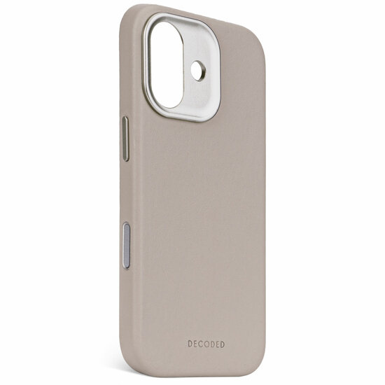 Decoded Leather backcover iPhone 17 hoesje blauw
