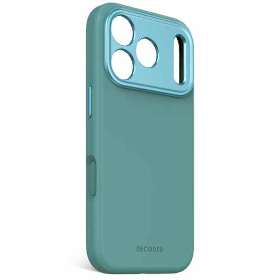Decoded Silicone iPhone 17 Pro hoesje retro blauw