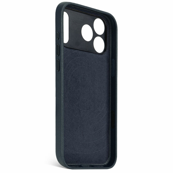 Decoded Leather backcover iPhone 17 Pro Max hoesje navy