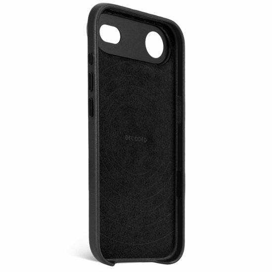 Decoded Leather backcover&nbsp;iPhone 17 Air hoesje zwart