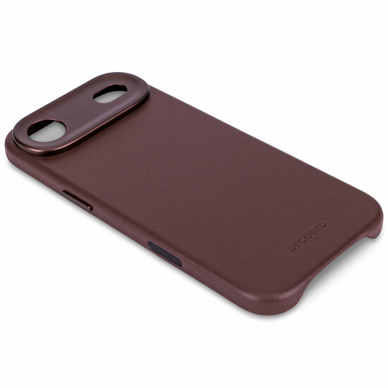 Decoded Leather backcover&nbsp;iPhone 17 Air hoesje bruin