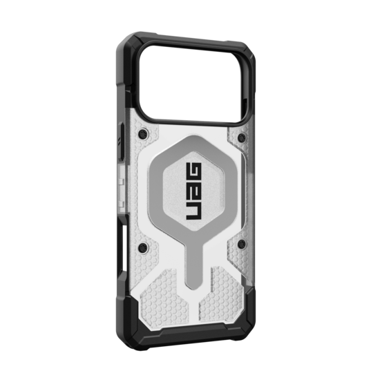 UAG Pathfinder MagSafe iPhone 17 Pro Max hoesje doorzichtig zilver