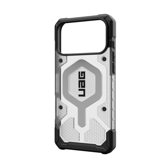 UAG Pathfinder MagSafe iPhone 17 Pro Max hoesje doorzichtig zilver