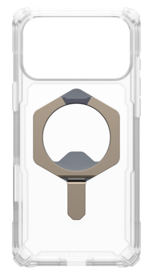 UAG Plasma XTE MagSafe iPhone 17 Pro hoesje doorzichtig titanium