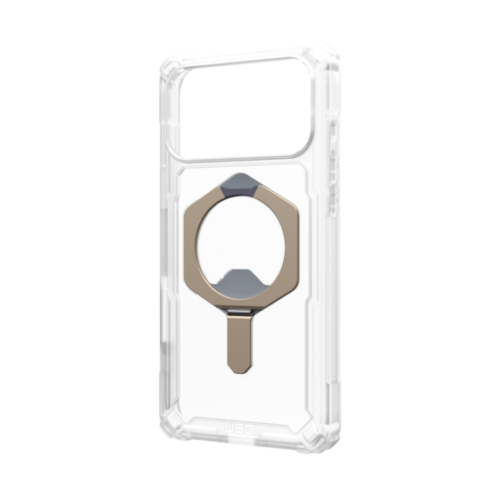 UAG Plasma XTE MagSafe iPhone 17 Pro hoesje doorzichtig titanium