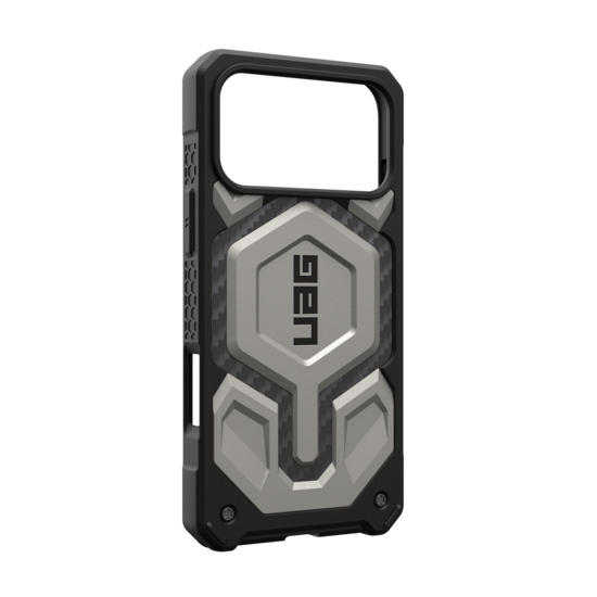 UAG Monarch Pro iPhone 17 Pro hoesje titanium