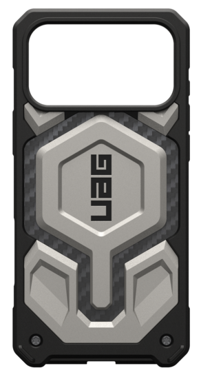 UAG Monarch Pro iPhone 17 Pro hoesje titanium
